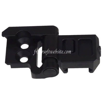 5KU Klappbarer Hinterschaft Scharnierbaugruppe Passend für 20mm Picatinny M1913 Schienenschnittstelle Schwarz