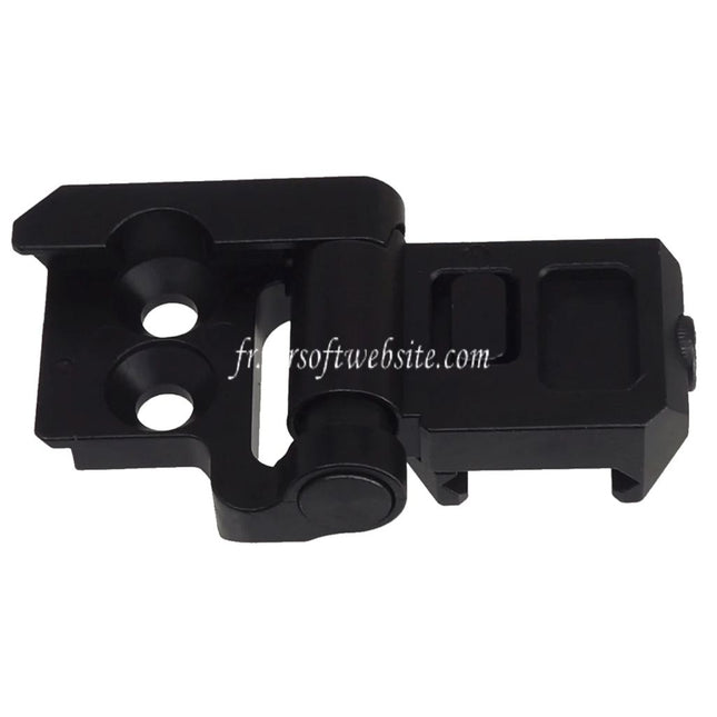 5KU Pliant Crosse Assemblage de charnière Convient pour 20mm Picatinny M1913 Rail Interface Noir