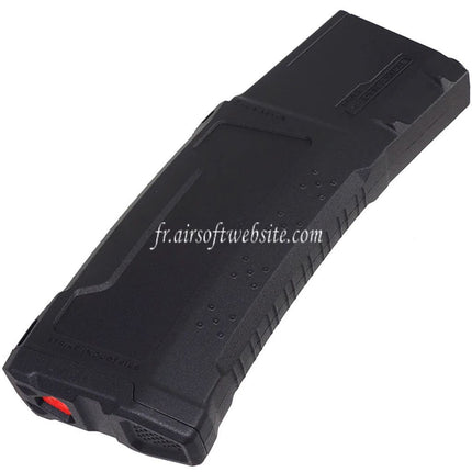 CYMA EMG Strike Industries 220 Billes Polymère Mid-Cap Chargeur Convient pour M4 M16 Série AEG Fusils Airsoft Noir