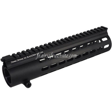 CYMA EMG Daniel Defense Licensed DD416 9.75 Inch Free Float Handguard Rail System Fits for CYMA CGS HK416 416A5 Series GBB Airsoft Rifles Black