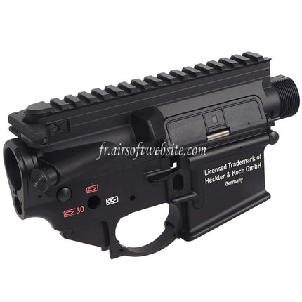 CYMA CGS HK416A5 Metall Upper Lower Receiver Set passend für CYMA CGS HK416 Tokyo Marui M4 Serie MWS GBB Airsoft-Gewehre Schwarz