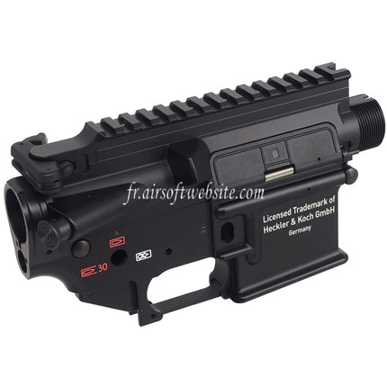 CYMA CGS HK416D Metall High/Low Gehäuse passend für CYMA CGS HK416 Tokyo Marui M4 Serie MWS GBB Airsoft-Gewehre Schwarz