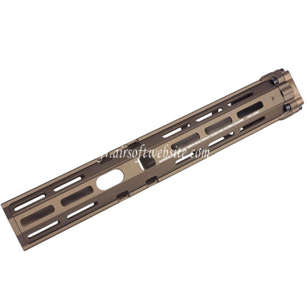 CYMA Daniel Defense Licensed CNC Aluminum 13 Pouces Free Float M-LOK RIS III FSP Garde-Main Rail Système Convient pour M4 M16 Série AEG Fusils Airsoft
