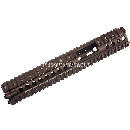 CYMA Daniel Defense Licensed CNC Aluminum 12.5 Pouces Free Float RIS II FSP Rail Garde-Main Rail Système Convient pour M4 M16 Série AEG Fusils Airsoft