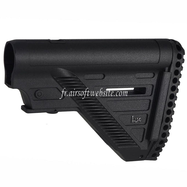 CYMA HK416A5 Rétractable Crosse Convient pour CYMA CGS HK416 Tokyo Marui M4 Série MWS GBB Fusils Airsoft Noir