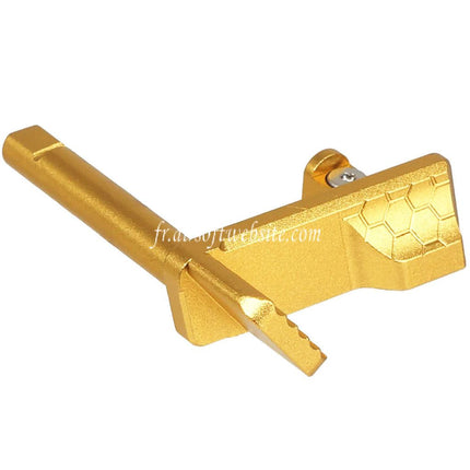 5KU CNC Aluminum Pouce Repose Glissière Verrou Hive Convient pour KJ Works ASG CZ Shadow2 Série GBB Pistolets Airsoft