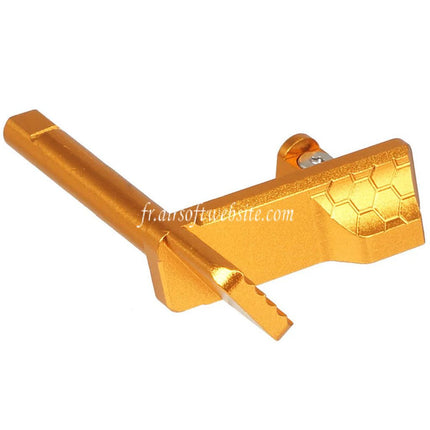 5KU CNC Aluminum Pouce Repose Glissière Verrou Hive Convient pour KJ Works ASG CZ Shadow2 Série GBB Pistolets Airsoft