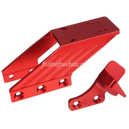 5KU CNC Aluminum Infinity Optique Montage avec Pouce Repose Convient pour 5KU Infinity IMM Kit Hi-Capa Série GBB Pistolets Airsoft