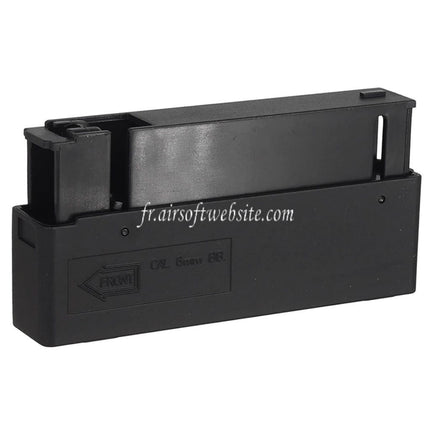 CYMA 20 Billes Chargeur Convient pour L96 AWF CM706 Bolt Action Sniper Fusils Airsoft Noir