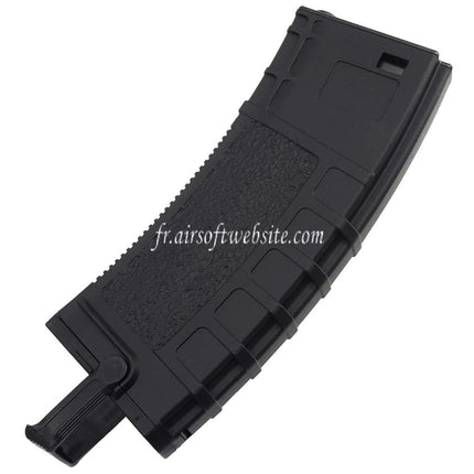 CYMA 400 Billes Pull-Tab Polymère Hi-Cap Chargeur Convient pour M4 M16 Série AEG Fusils Airsoft Noir