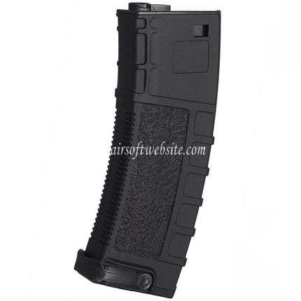 CYMA 190 Billes Pull-Tab Polymère Mid-Cap Chargeur Convient pour M4 M16 Série AEG Fusils Airsoft Noir