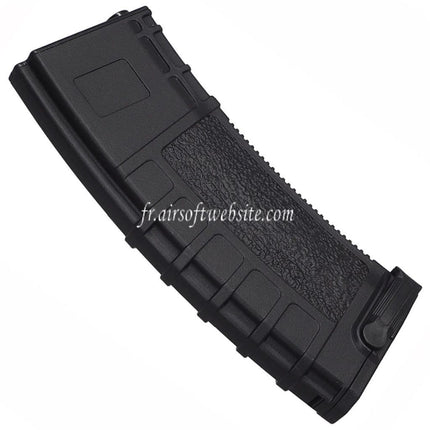 CYMA 190 Billes Pull-Tab Polymère Mid-Cap Chargeur Convient pour M4 M16 Série AEG Fusils Airsoft Noir