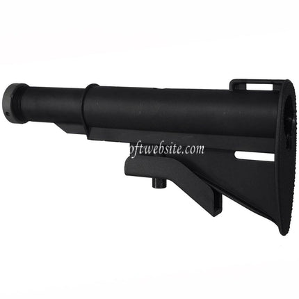 E&C Classique M733 Style Crosse avec Tube Convient pour AR M4 M16 Série AEG Fusils Airsoft Noir
