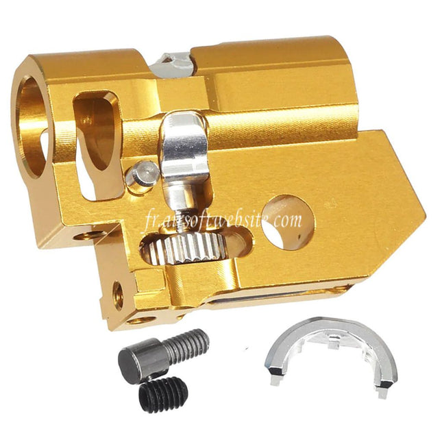 5KU CNC Aluminum Une-Piece TDC Hop-Up Chambre Convient pour KJ Works ASG CZ Shadow2 TS2 Serie GBB Pistolets Or