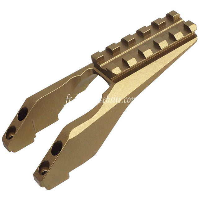 5KU CNC Aluminum M1913 20mm Railed Optique Montagne Convient pour MMS Handguard Tokyo Marui AKM Serie Fusils