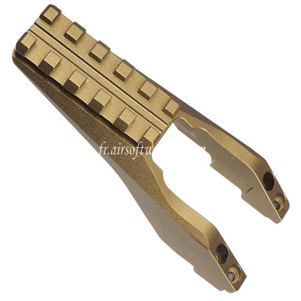 5KU CNC Aluminum M1913 20mm Railed Optique Montagne Convient pour MMS Handguard Tokyo Marui AKM Serie Fusils