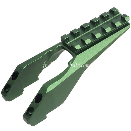 5KU CNC Aluminum M1913 20mm Railed Optique Montagne Convient pour MMS Handguard Tokyo Marui AKM Serie Fusils