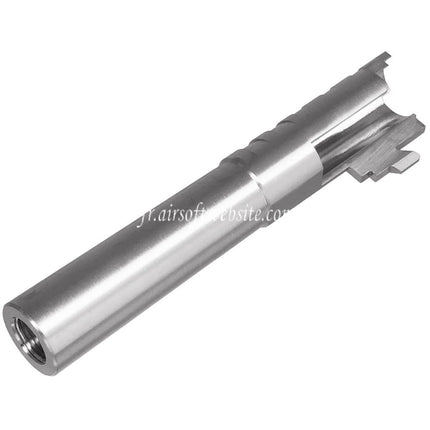 5KU 4.3 Pouces Acier inoxydable Infinity SVP .45ACP Canon Exterieur +11mm CW sens horaire Filetage Convient pour Hi-Capa 4.3 Serie GBB Pistolets Airsoft