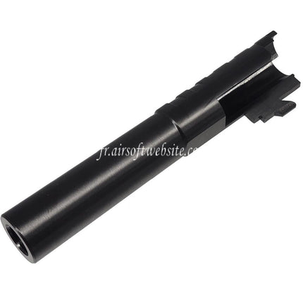 5KU 4.3 Pouces Acier inoxydable Infinity SVP 9MM Canon Exterieur +11mm CW sens horaire Filetage Convient pour Hi-Capa 4.3 Serie GBB Pistolets Airsoft
