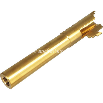 5KU 5.1 Pouces Acier inoxydable Infinity SVP .45ACP Canon Exterieur +11mm CW sens horaire Filetage Convient pour Hi-Capa 5.1 Serie GBB Pistolets Airsoft